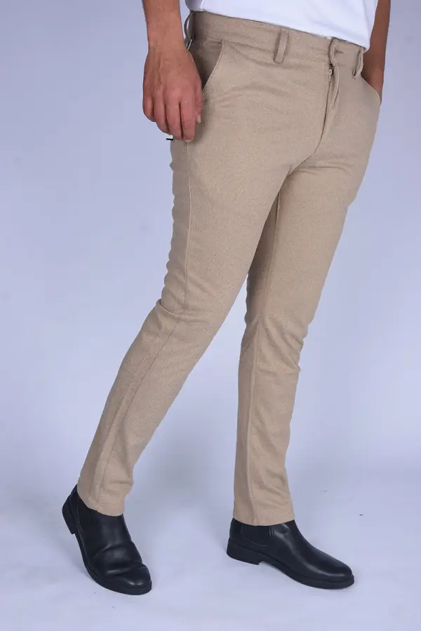 Pantalon BOSS  Slim FIT en coton, cachemire Light stretch